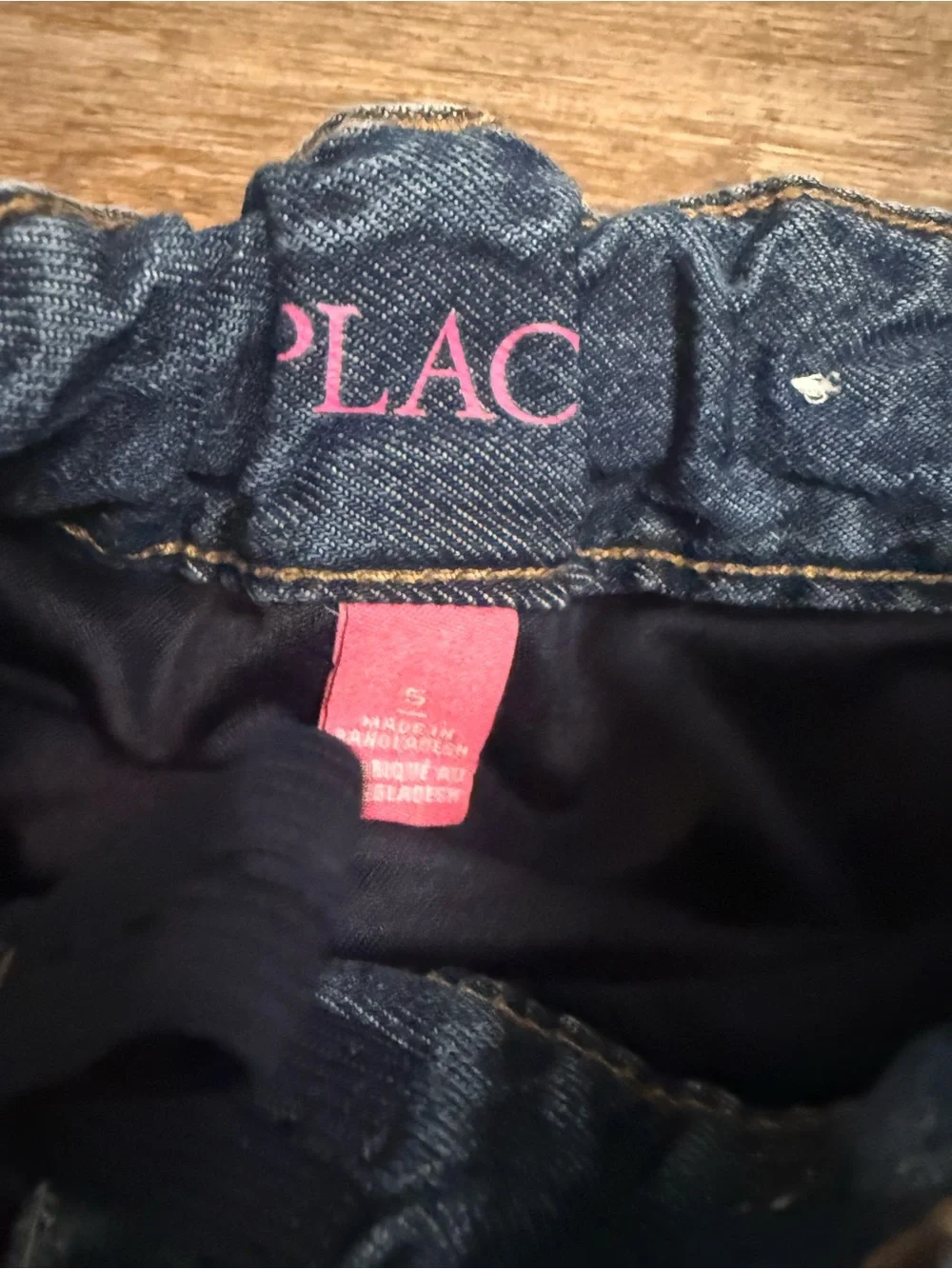 Children’s place size 5 Denim Tiered Ruffle Mini Skort  - Blue